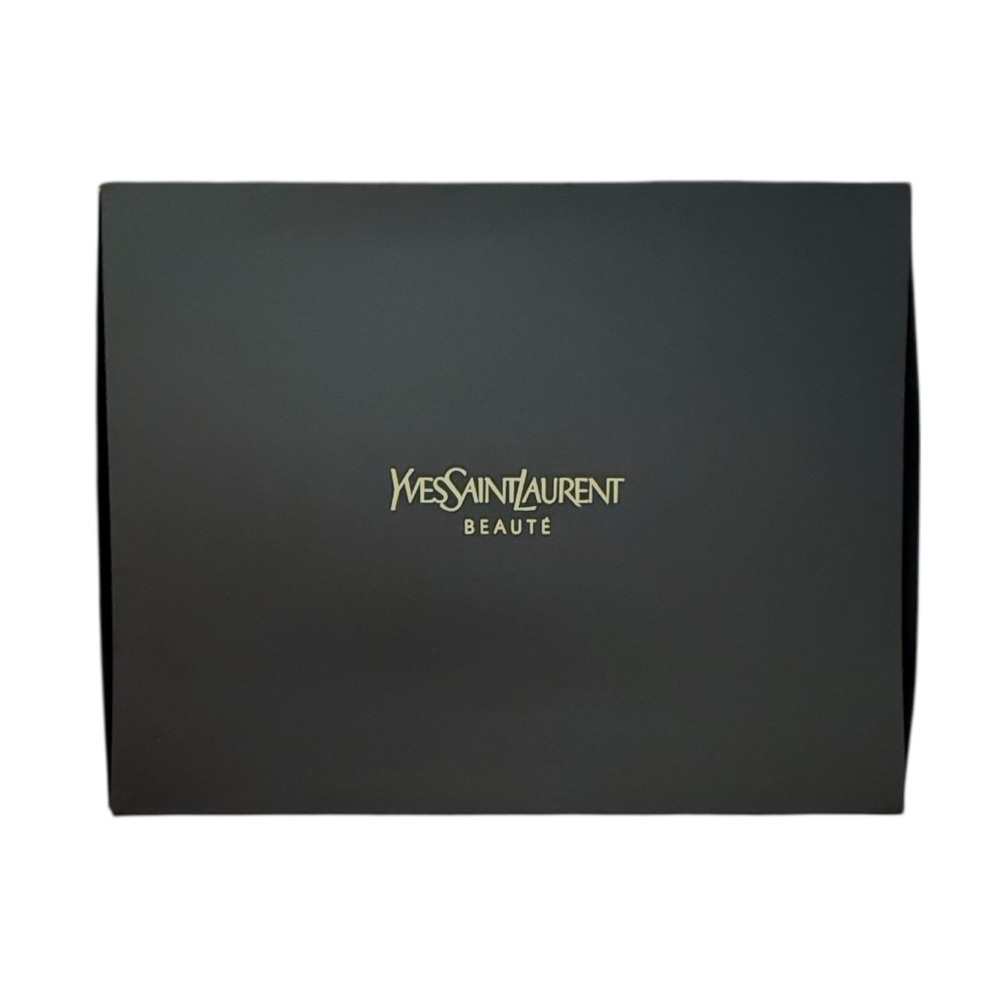 YVES SAINT LAURENT NIB Black 2 Piece Towel Set - Picture 2 of 5